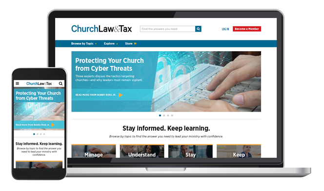 Church, Law & Tax